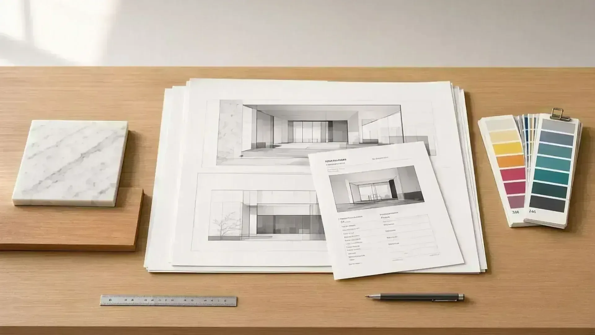 Interior Elevations & 3D Renderings: Drafting Costs