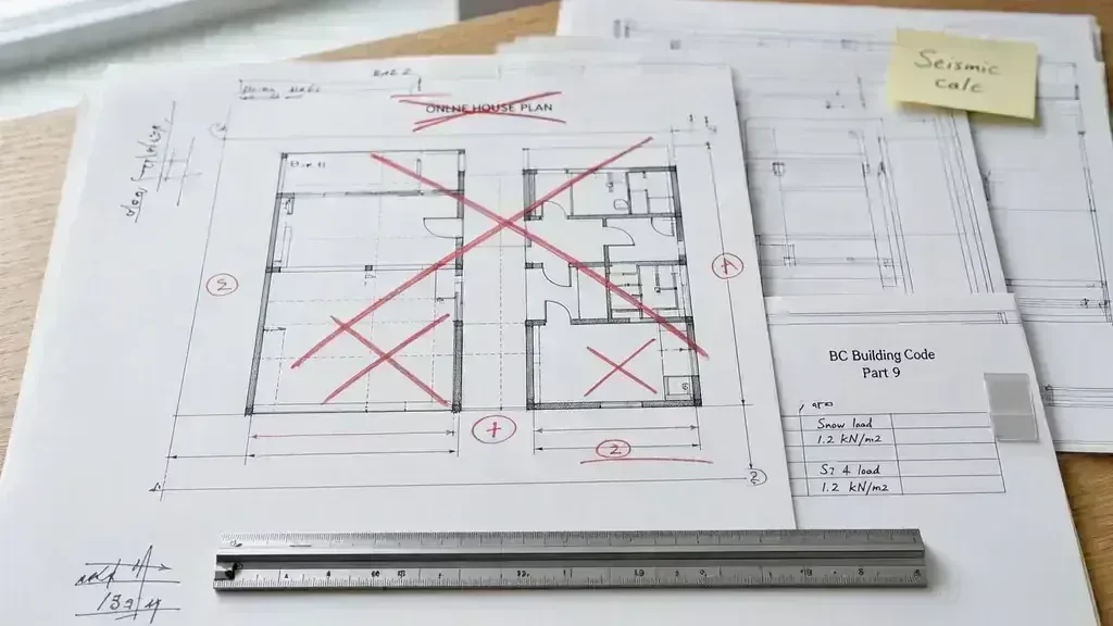 Why Stock House Plans Fail BC Code