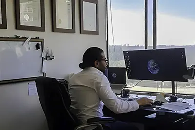 Edward Vega reviewing commercial TI plans