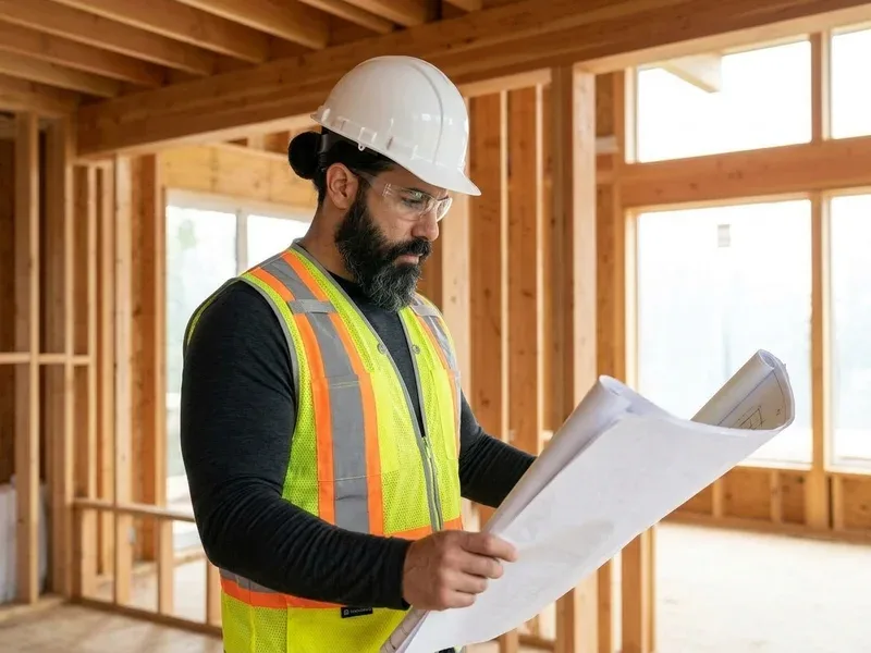 Edward Vega coordinating BC Building Code compliance on-site