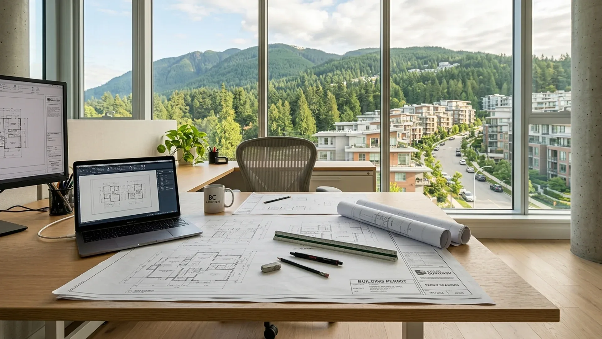 Burnaby municipal context for building permit drawings