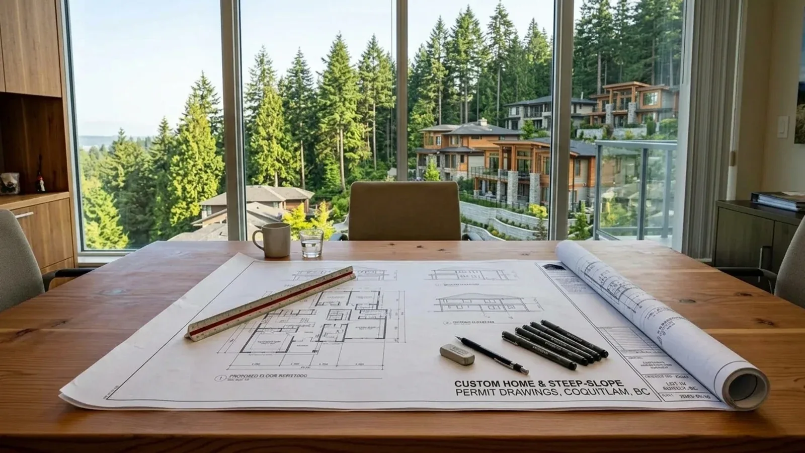 Coquitlam municipal context for building permit drawings
