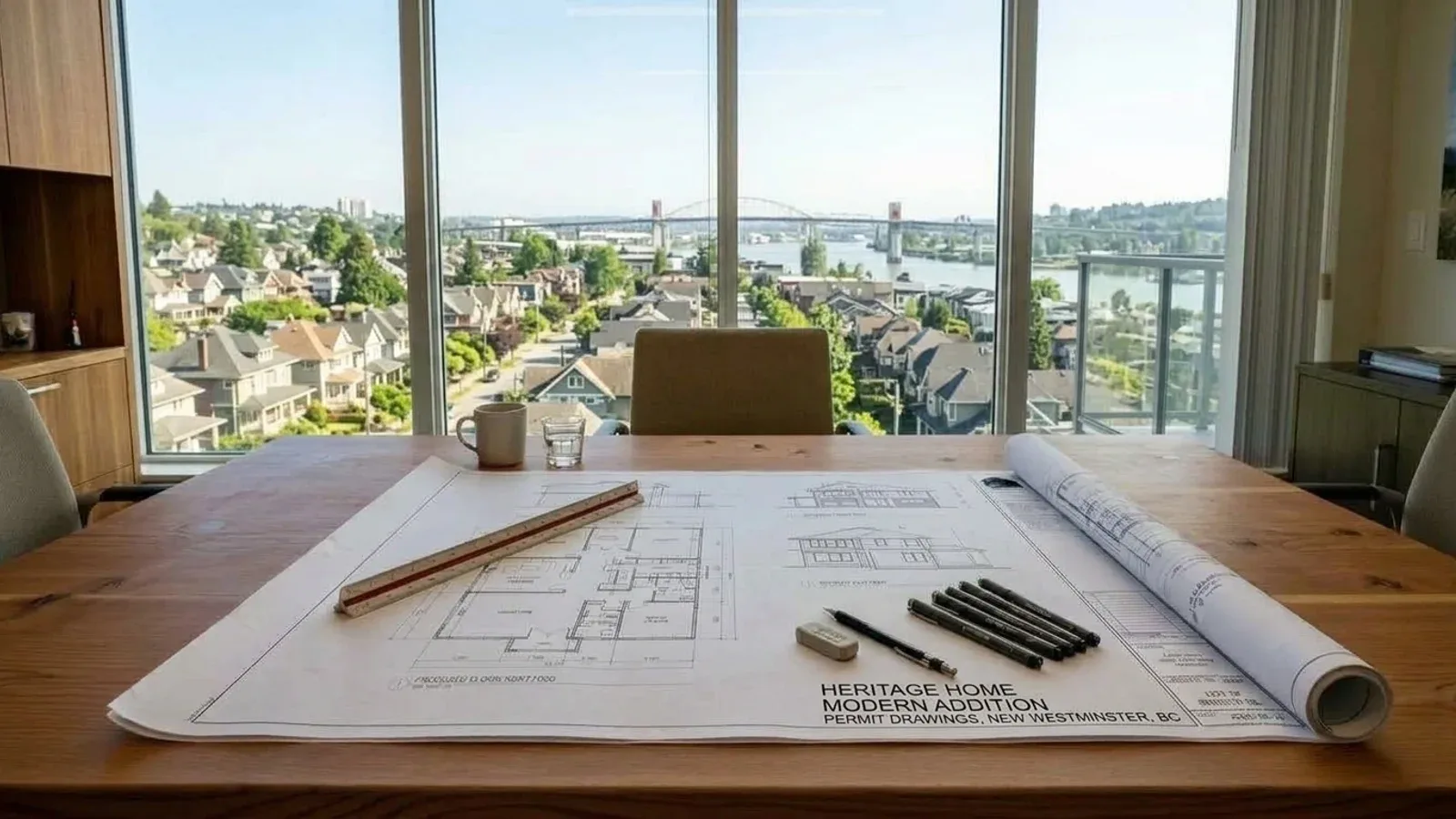 New Westminster municipal context for building permit drawings
