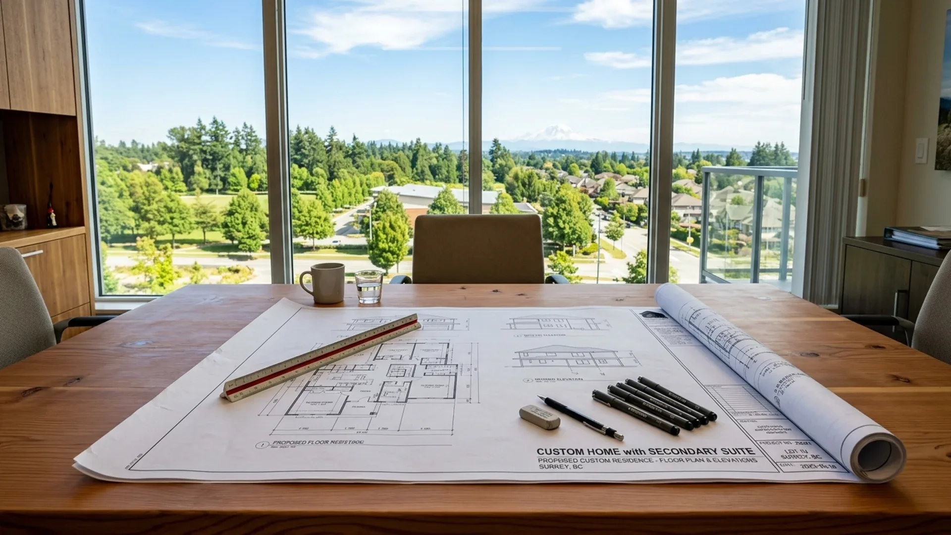 Surrey municipal context for building permit drawings