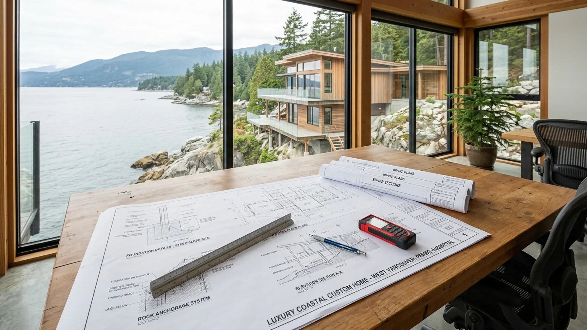 West Vancouver municipal context for building permit drawings
